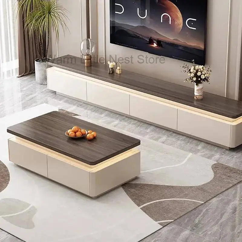 تصميم الطاولة الديكور الفاخر الحديثة بسيطة القهوة الخشب طاولات القهوة جلام فريدة من نوعها ميسا دي سنترو سالا أثاث غرفة المعيشة
