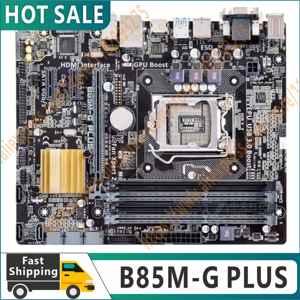 100% original testing B85M-G PLUS Desktop board LGA 1150 i7 i5 i3 DDR3 32G