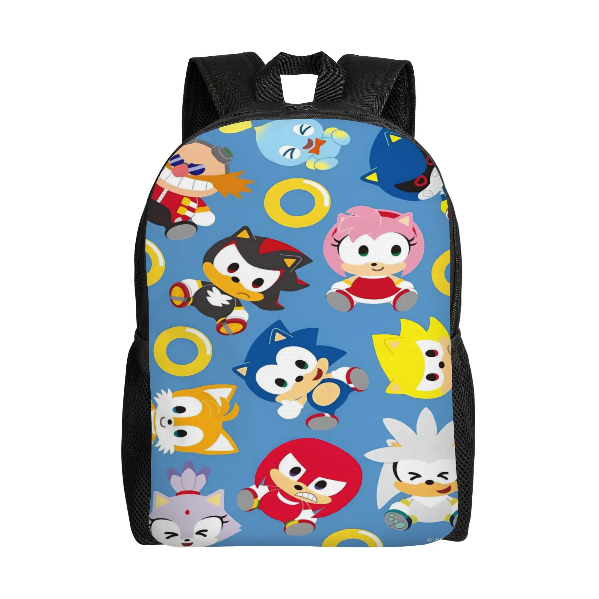 Sonices the H-Hedgehogs Backpack Teen  Lightweight Backpacks Polyester Streetwear School Bags Trekking Design Rucksack