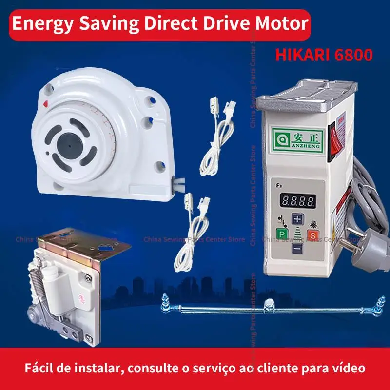 

Energy Saving Direct Drive Motor Control Box for Hikari 6800 Industrial Overlock Brushless Ac Servo Motor Mute Save Power Motor