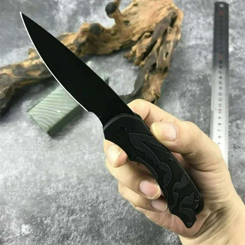 

CR 1100 pocket Folding Knife 8Cr14MoV Plain Blade Textured TPE Handles edc multitool selbstverteidigung hunting tactical knife
