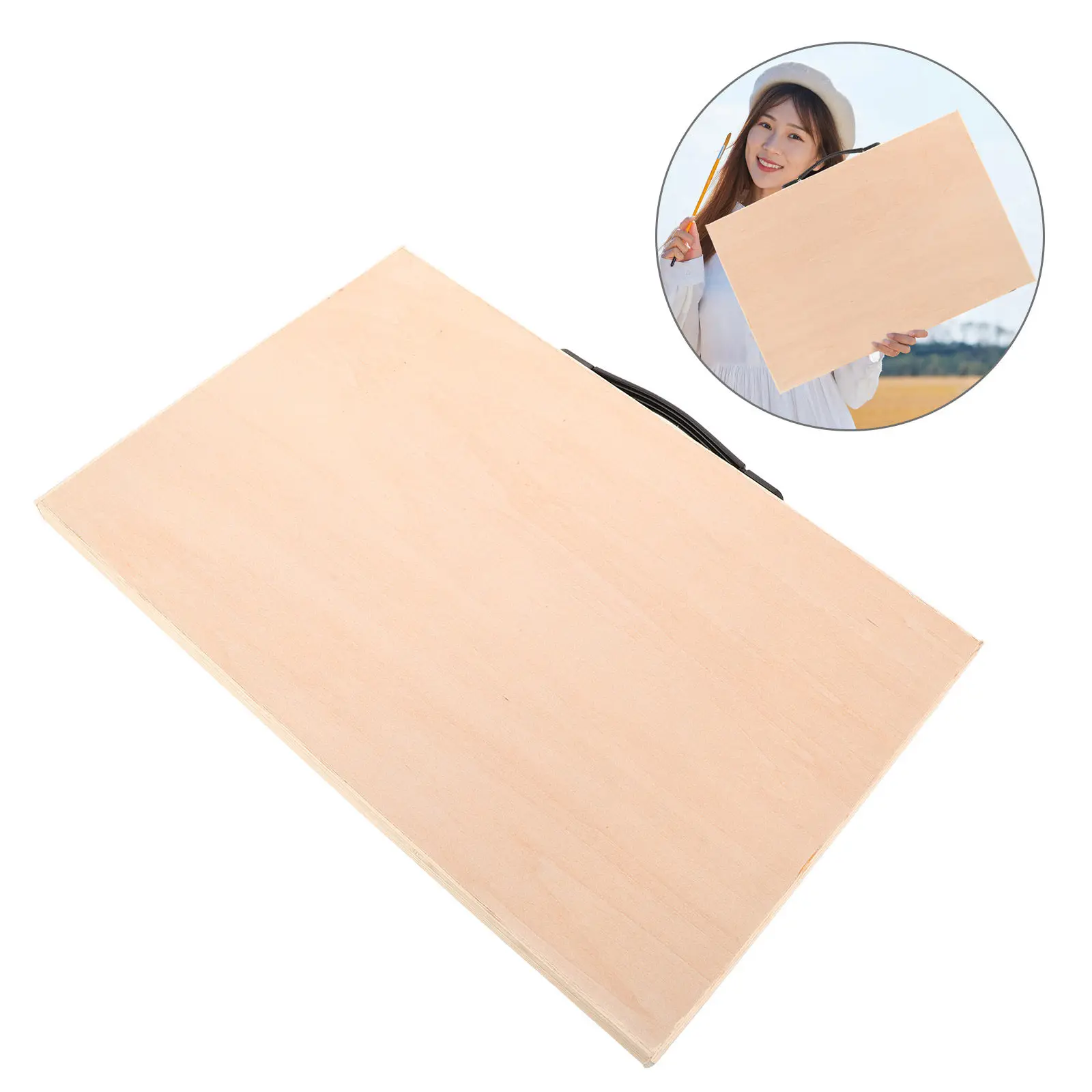 solid-wood-sketching-drawing-board-174x117x06-portable-smooth-surface-professional-sketch-board-for-indoor-outdoor