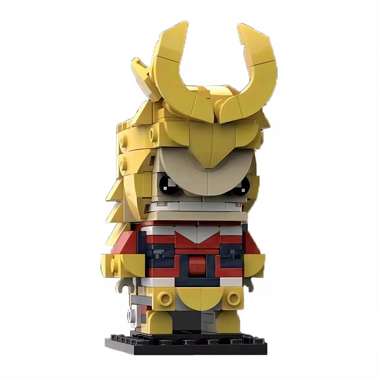 Bricklink Ideas Cartoon My Hero Academia Anime Figures Brickheadz Sets Midoriya All Might Building Blocks Toys For Children Gift