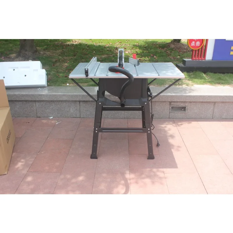 Serra de mesa multifuncional para carpintaria, 10 polegadas, cortador de mesa, ferramenta elétrica, decoração, motosserra sem poeira
