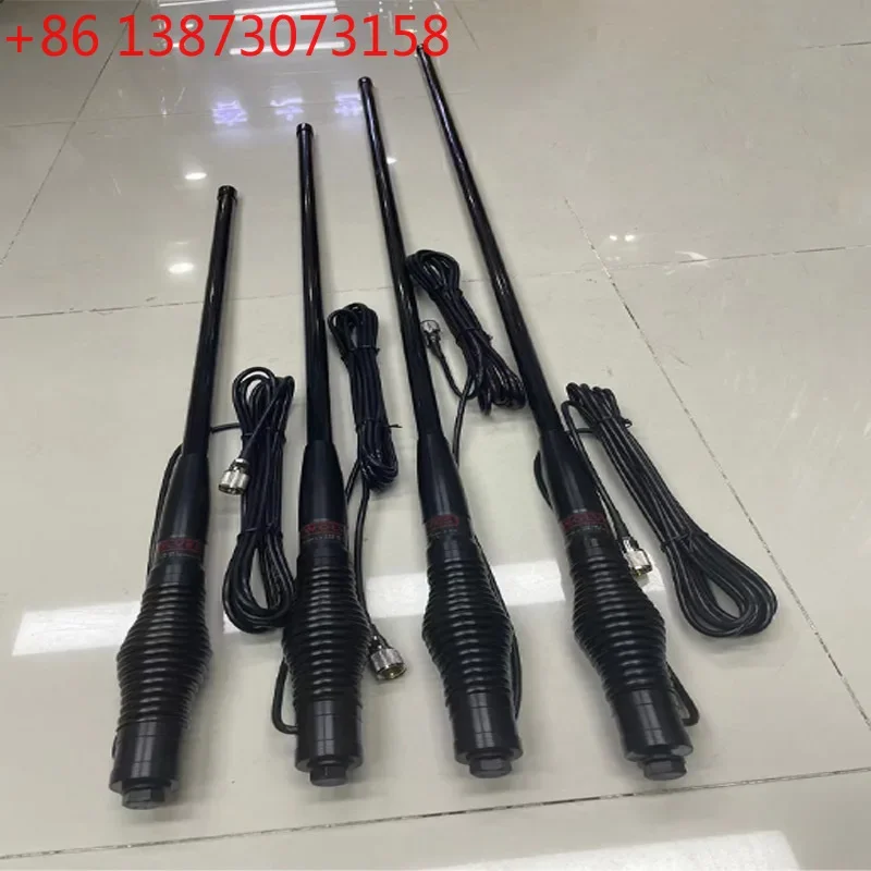 Off road vehicle platform equipped with enhanced auxiliary signal antenna, car intercom with thick black modification antenna