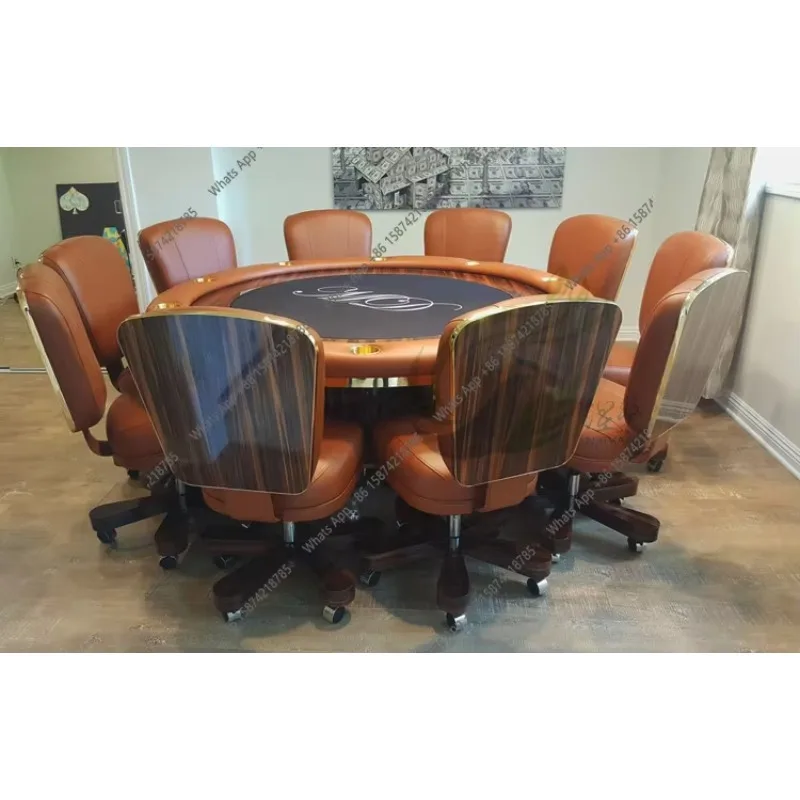 X30 Texas Hold'em Table With Dining Table, Round, Large Pineapple Table Werewolf Poker Table