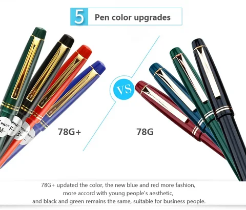 Перьевая ручка Pilot 78G/78G+ золотое перо — изображение продукта