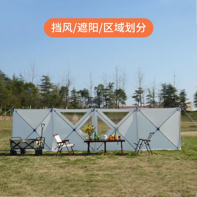 Imagen 5: Tela para parabrisas de exterior, apertura rápida automática, pantalla para ventanas, parabrisas para camping, pared de protección contra fuegos, barbacoa.