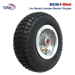 9x3.50-4 tire 9'' wheel for Turf Rider Tread 4 Ply Tubeless Lawnmower Golf Go Cart ATV Pocket Bike Go Kart Mobility Scooter