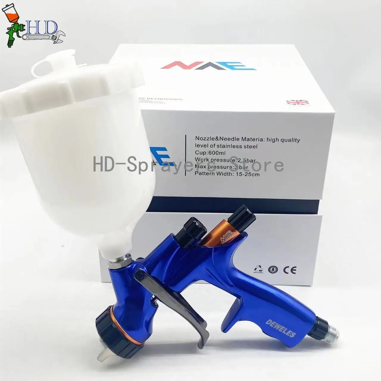 

1.3mm Stainless Steel Nozzle Air Spray Gun /Water-Based Paint /Varnish Paint Sprayer /Paint Spray Gun/Air Tools