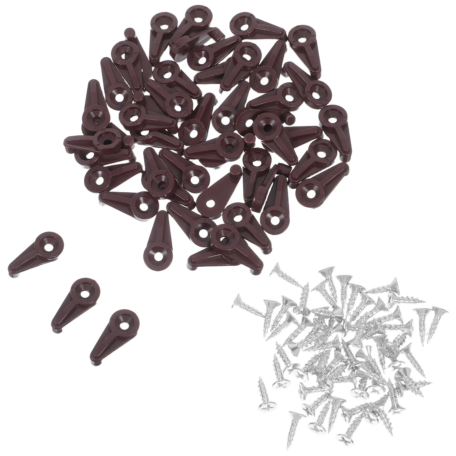 

50Pcs Glass Retainer Clips Replacement Cabinet Door Mirror Clamp for Secure Glass Fixing Cabinet Door Mirror Clamp