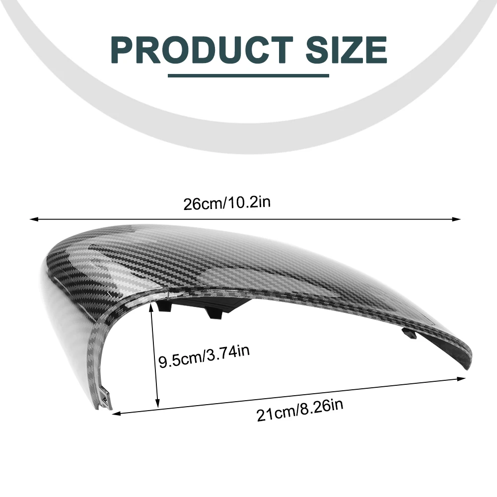 

Enhanced Performance Carbon Fiber Style L+R Side Rear Door Wing Mirror Cover for Ford FIESTA MK7 Luxurious Look