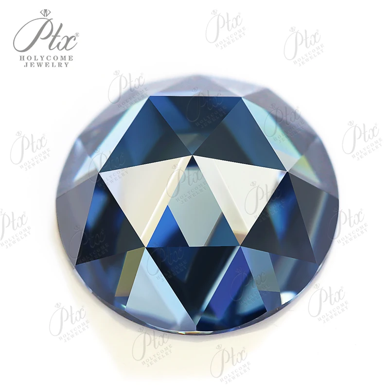 مويسانيتي أحجار كريمة مفكوكة شكل دائري مسطح القاع قطع الورد متعدد الألوان أعلى VVS صنع المجوهرات ممتازة تمرير الماس اختبار الحجر