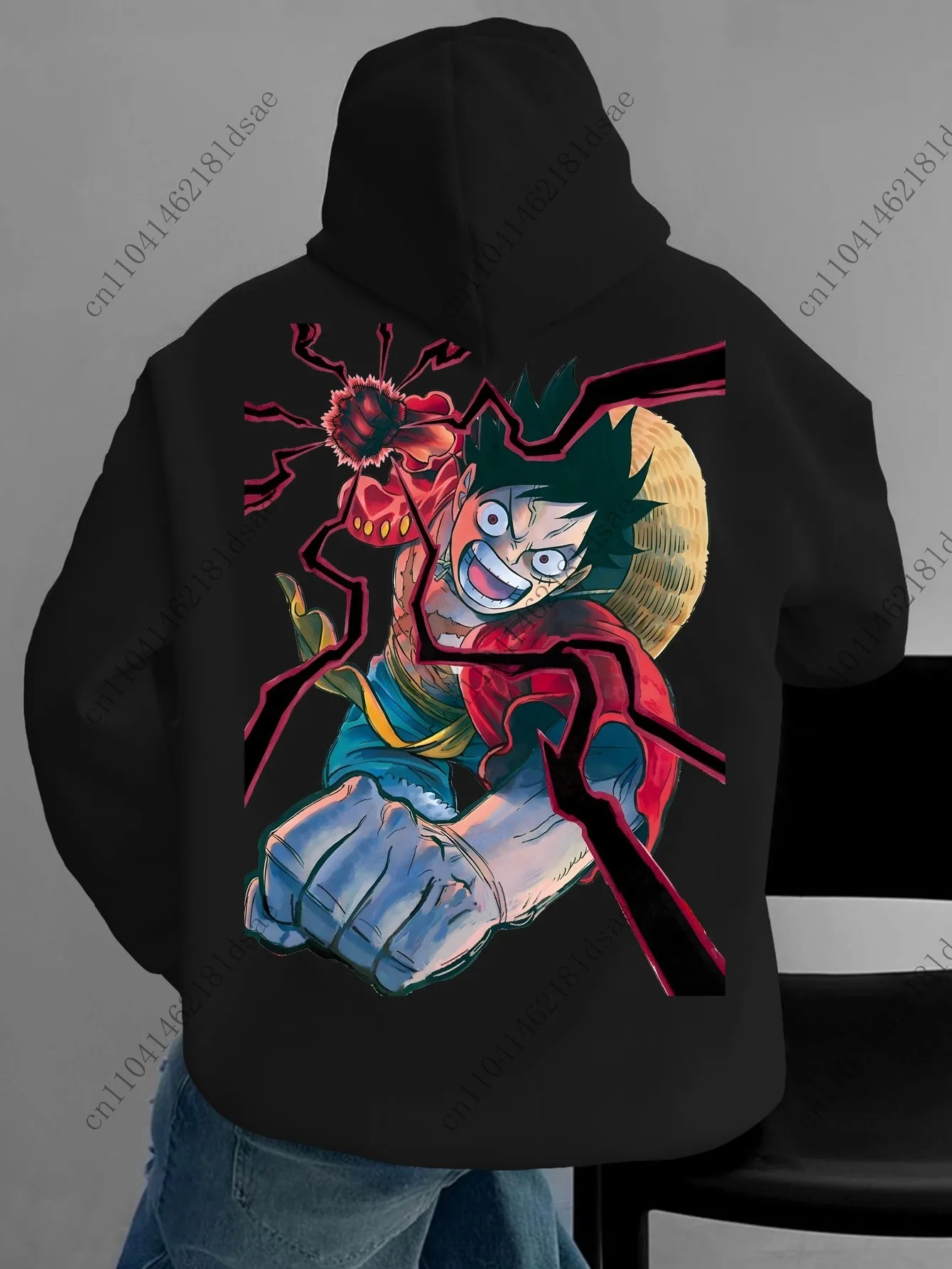 قطعة واحدة لوفي البلوز موجة دافئة أزياء عارضة الملابس البوليستر هوديي معطف رجالي 3D الطباعة أنيمي الرسم نابض بالحياة