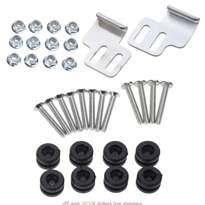 Replacement Rear Luggage Case Mounting Fasteners Motorcycle Mount Bracket Trunk Pannier Screw Bolts Lock Support Bars