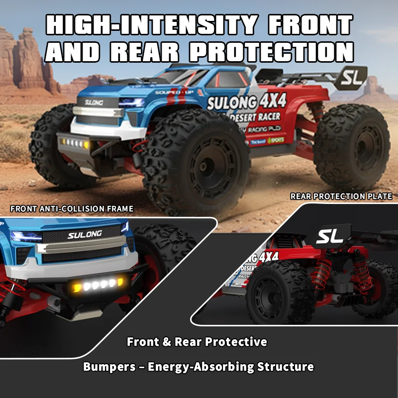

:16 4WD RC Car 35KM/H Remote Control Cars Electric High Speed Brushless 2.4G Remote Control Off-Road Drift Monster Truck Toys