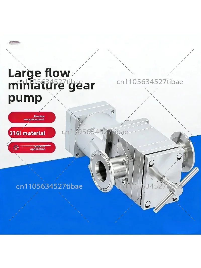 316L Stainless Steel Magnetic Metering Pump Large Flow Rotor Paste Instead of Piston Filler Gear Pump for Industrial Use