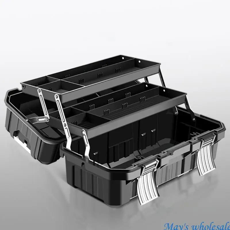 휴대용 도구 상자 3 개 접이식 저장 상자 다기능 가정용 전기 448a