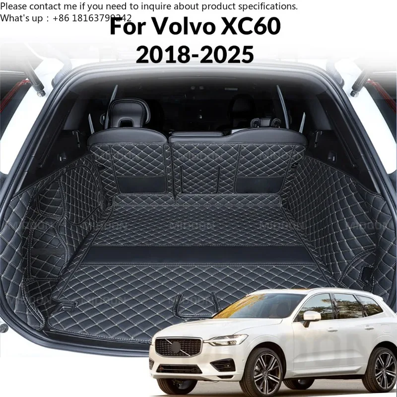 

Auto Full Coverage Trunk Mat For Volvo XC60 2018 2019 2020 2021 2022 2023 2024 2025 Car Boot Cover Pad Interior Accessories