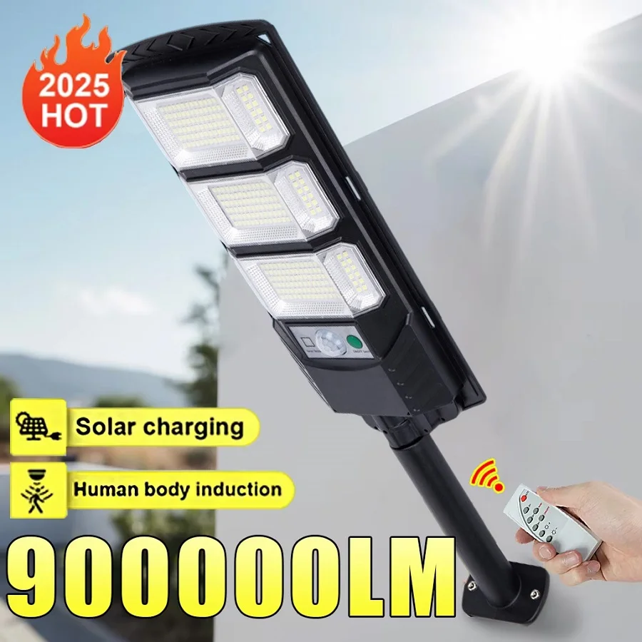 Ultra Powerful Solar Light Super Bright Solar Led Outdoor Lighting 320 Degrees Wide Lighting Outdoor Solar Spotlight Street Lamp