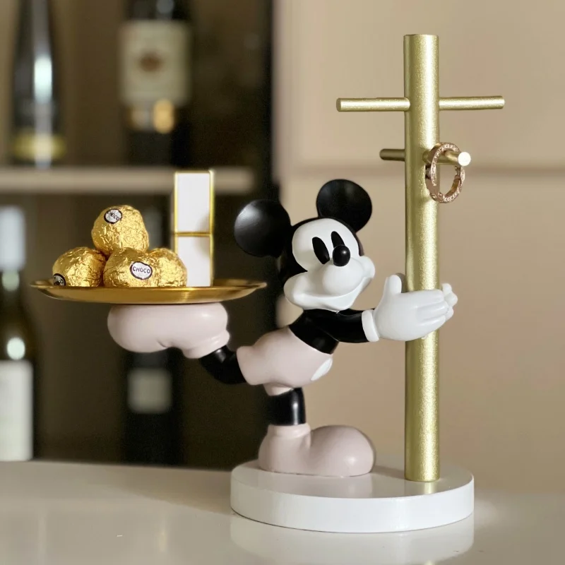 Mickey Ornaments Keys In The Entrance Room Mickey Mouse Enters The Home Living Room Tray Decorations Housewarming Gifts