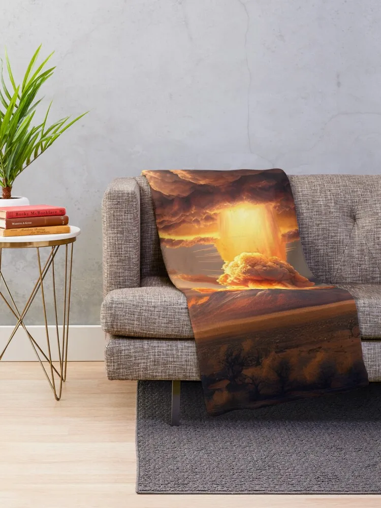 blazing blast Throw Blanket Sofas warm winter Decorative Sofas Blankets