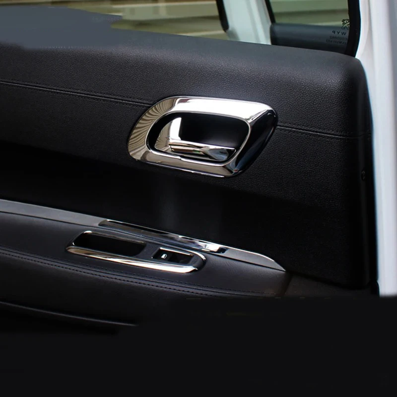 Quanzhen For Peugeot 3008 2012 2013 2014 2015 Car Auto Parts Abs Chrome Style Trim Interior Door Handle Shell Decoration