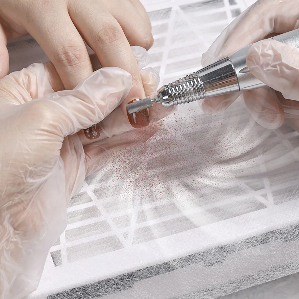 100 szt. Filtrów do odkurzacza do paznokci, włóknina, zamienniki do odkurzacza do paznokci, wysoka wydajność w usuwaniu pyłu