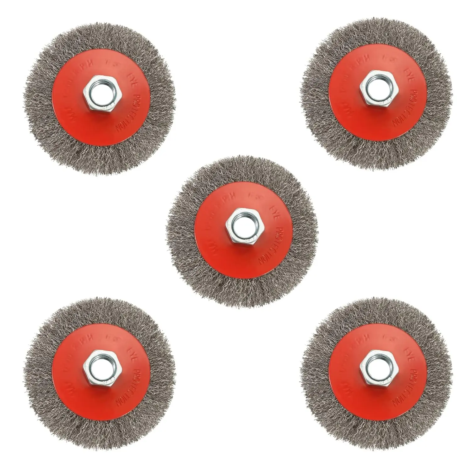 SI FANG 4 Inch 100mm Stainless Steel Wire Wheel Brush for Bench Grinder - Abrasive Polishing Cleaning Paints Tools & Parts