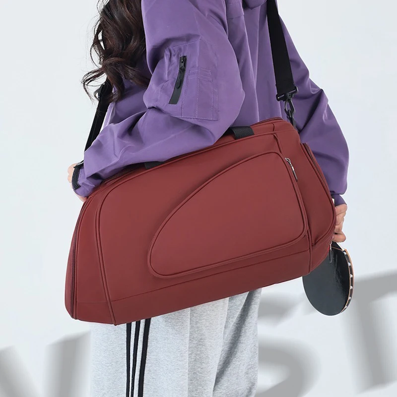 卓球パドルバッグ ジムバッグ トラベルバッグ 靴コンパートメント付き ウェットドライ分離コンパートメント スポーツ用大容量