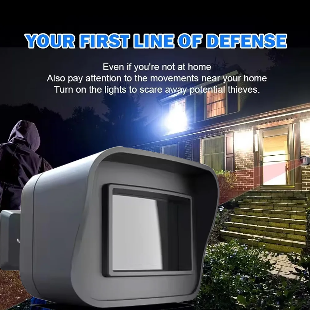 

Умная система безопасности для дома на открытом воздухе - Устойчивый к непогоде Wi-Fi датчик движения для дверей и окон - Удаленные уведомления через приложение, сигнализация против кражи