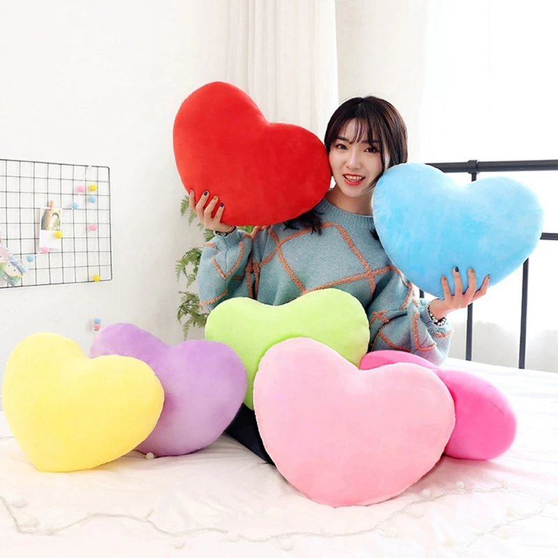 Plush Pillow Heart Shape Cushion for Baby's Room to Add a Comfortable Feeling Gift for Mother's Day Baby Birthday