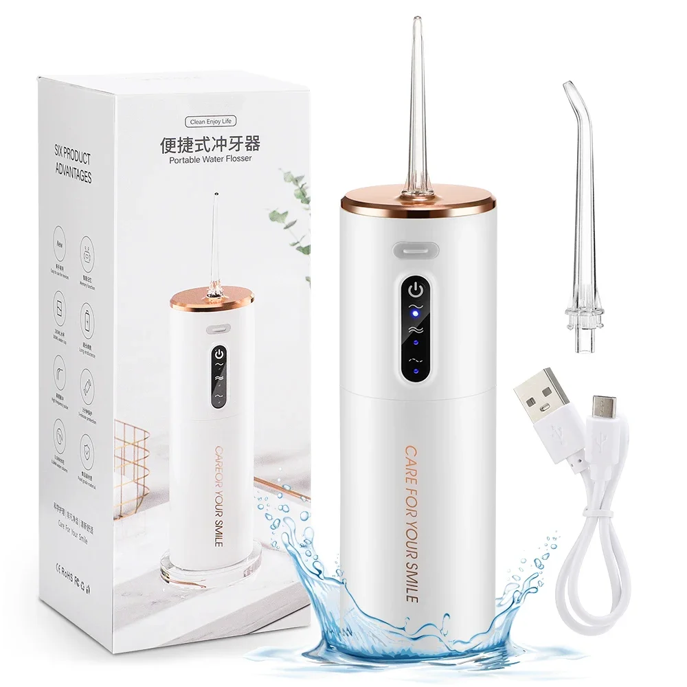 

Portable Oral Irrigator Dentals Scaler Water Flosser Household Tooth Cleaning Artifact Electric Tooth Cleaner IPX6 Oral Care