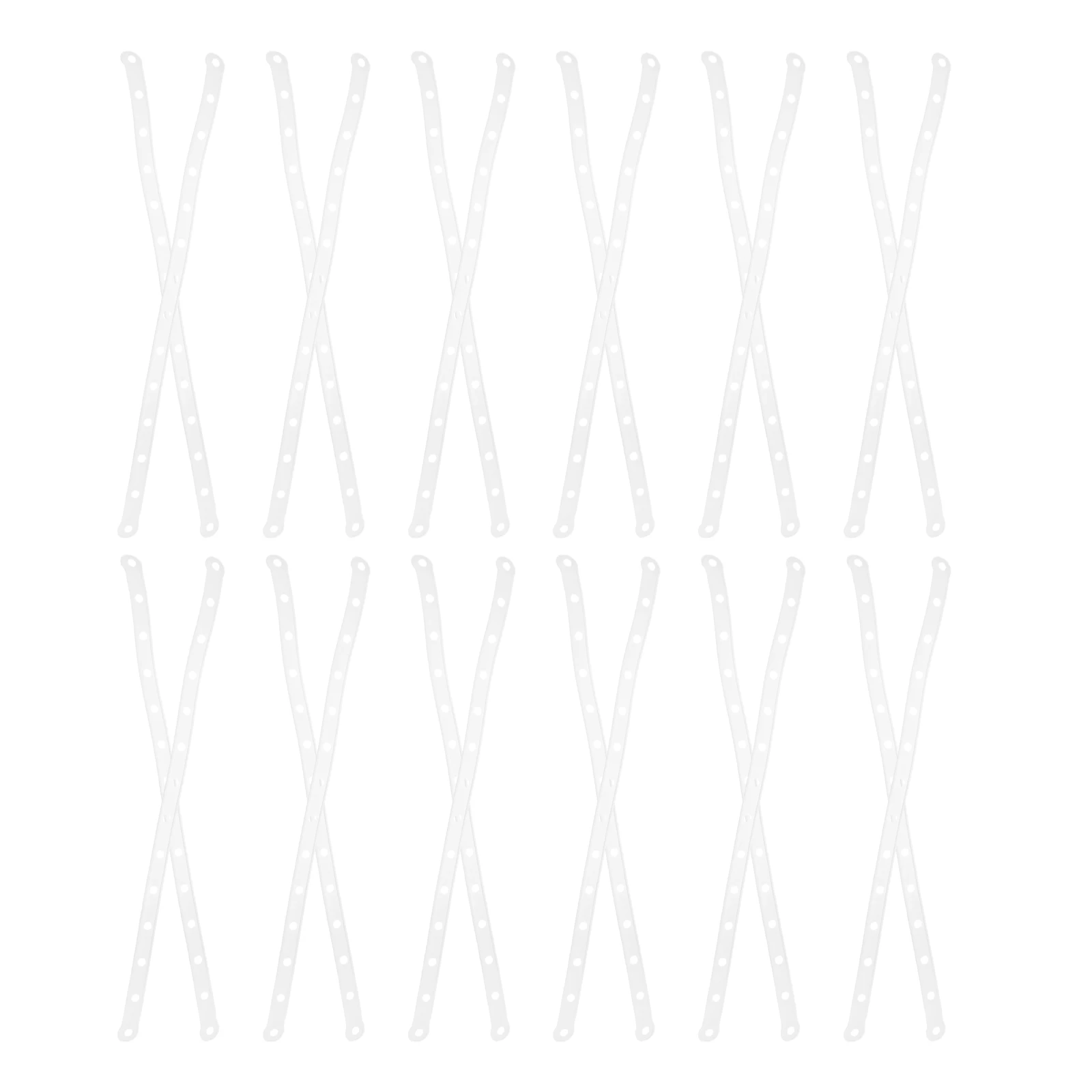 30 Stück weiße Display-Anschlüsse, Kleiderbügel-Verbindungsanschlüsse für effiziente Aufbewahrung von Kleidung und professionelle Einzelhandelswaren-Anzeige