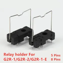 5PCS Relay PCB Socket 14F-2Z-A2 for G2R-1 G2R-2 G2R-1-E RT424024 HF115F 5PIN OR 8PIN Relay Socket