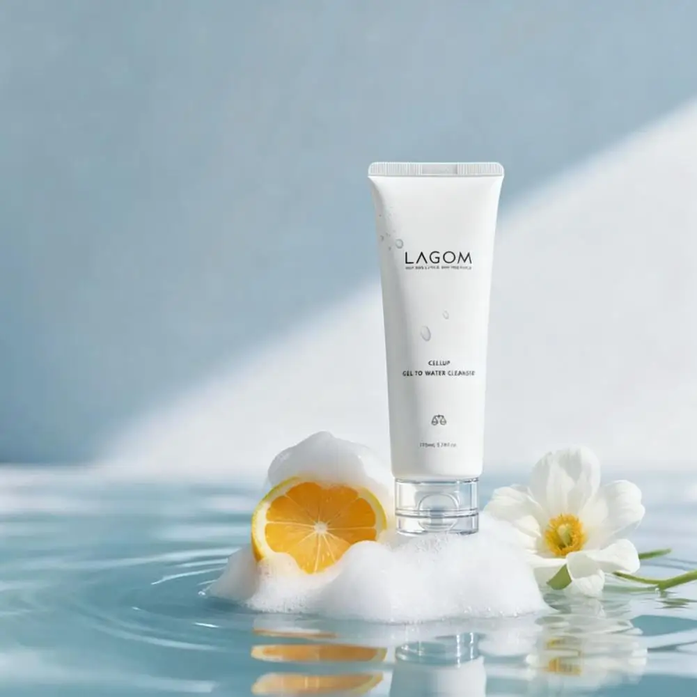 منظف الوجه بالأحماض الأمينية الكورية من لاغوم 170 مل ينظف المسام بلطف يزيل الزيت يرطب غير منظف قائم على الجل #5