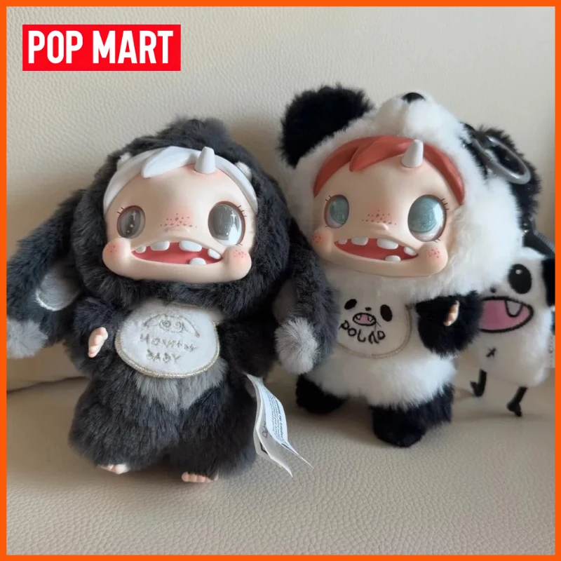 

POP MART Новая серия «Полярный монстр»: плюшевый брелок-подвеска Ver.1, трендовая коллекция, мягкие игрушки, брелок для сумки, украшение, подарки на Новый год