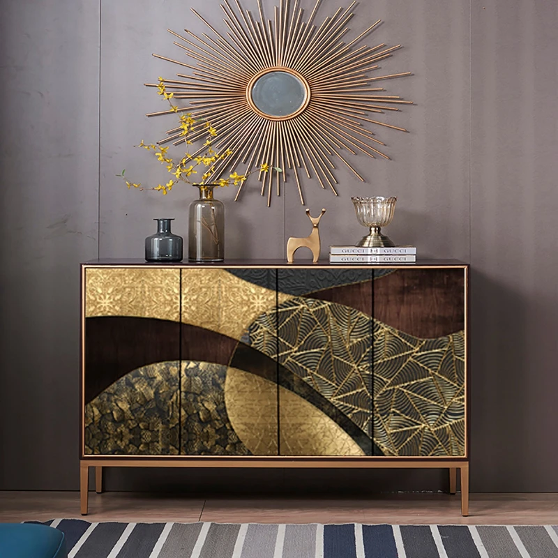 

niche wood cabinet living room decorative entrance display storage locker luxury aesthetic organizadores de habitación furniture