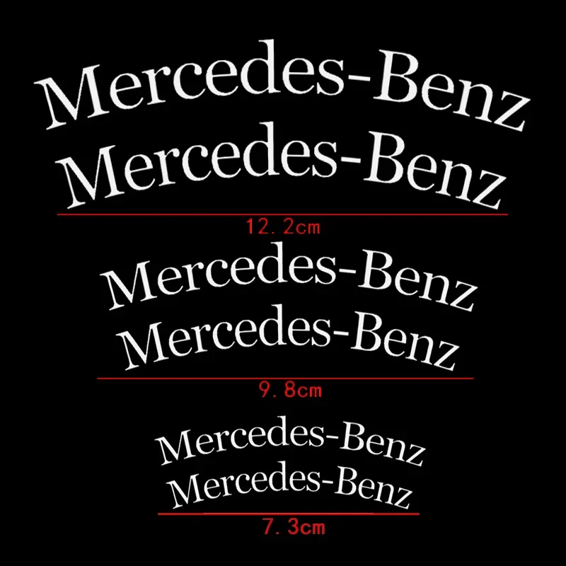 6 SZTUK naklejek na zacisk hamulca samochodowego do Mercedes Benz W166 W212 W213 W246 W176 W205 C180 W167 A B C E Class GLE GLK Dekoracja