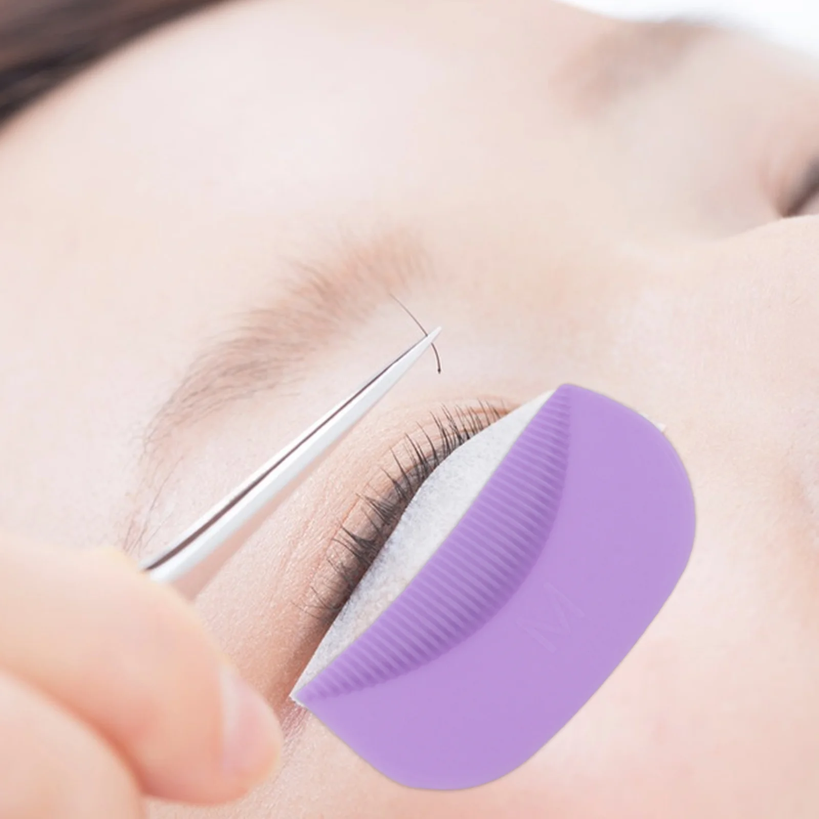 Cuscinetto in silicone per la permanente delle ciglia Riutilizzabile freddo sotto gli occhi Toppe E Stemmi per sollevamento ciglia Aste flessibili per permanente Strumento per lo styling delle ciglia
