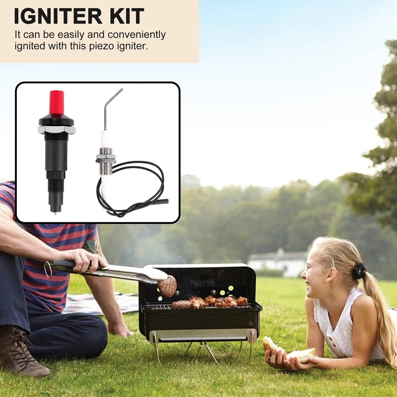 مشعل موقد غاز بلاستيكي 4 قطع طقم شعلة بيزو من نوع الدفع البروبان مع سيراميك ملولب