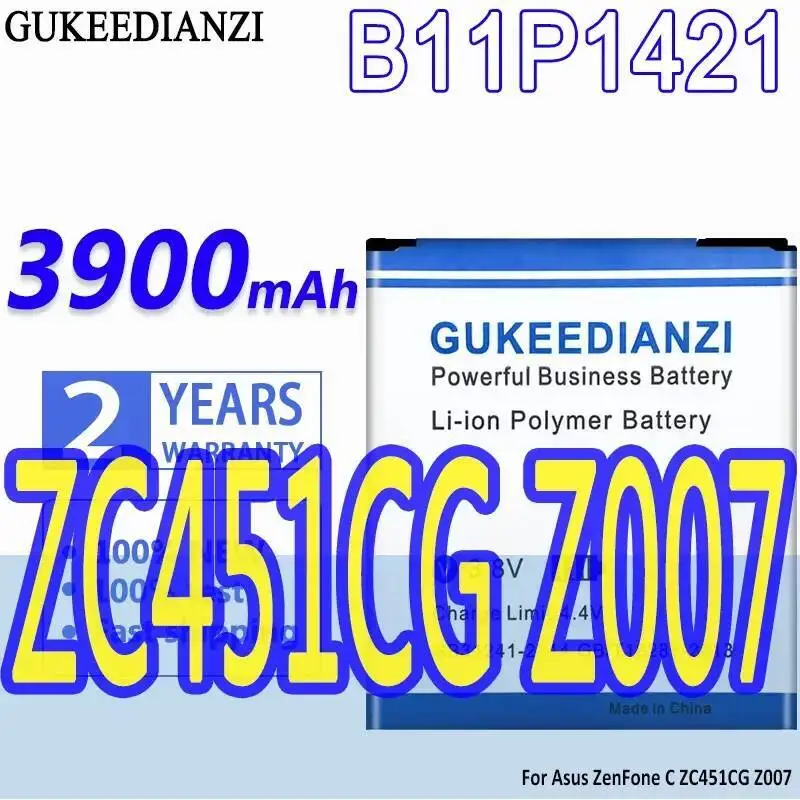 

For Asus Zenfone C ZC451CG Z007 B11P1421 3900Mah Mobile Phone Battery Premium Replacement