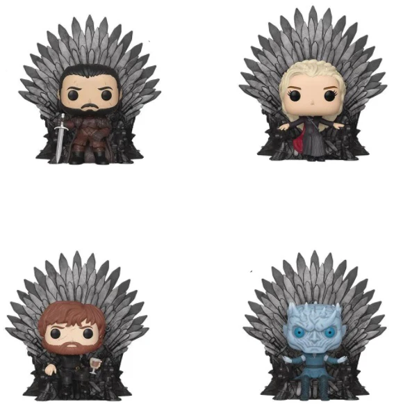 Figura de acción del rey de la noche, juguetes modelo, CERSEI, LANNISTER, JON SNOW, TYRION, LANNISTER, Daenerys, Targaryen con trono, 23cm