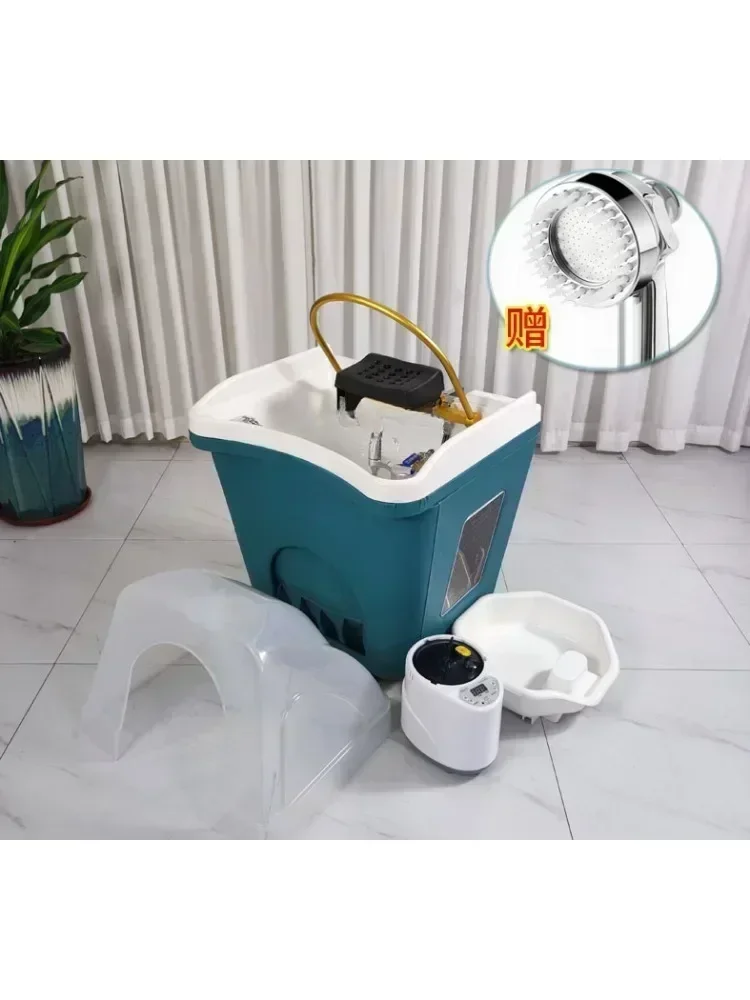 Mobile Shampoo Basin Beauty Salon Ear Cleaning Hair Care  Health Water Circulation Head Treatment Fumigation Spa