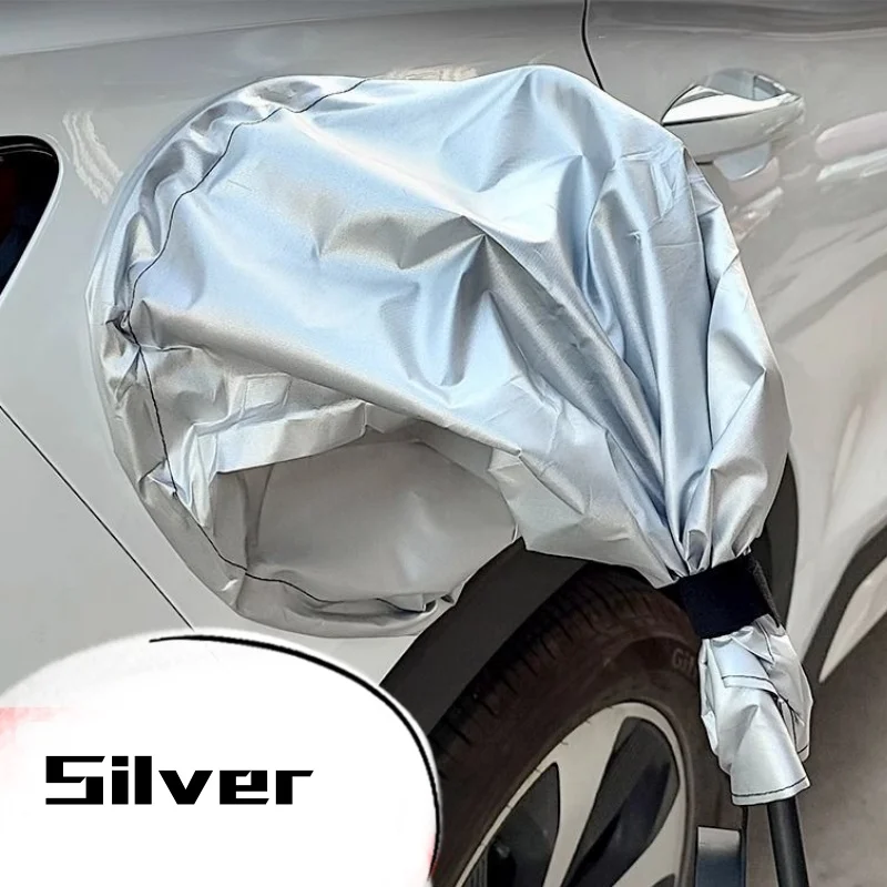 Universal Car Charging Magnetic Cover Electric Vehicle Charger Plug Protector Dustproof Rainproof Durable Outdoor Exterior Cover