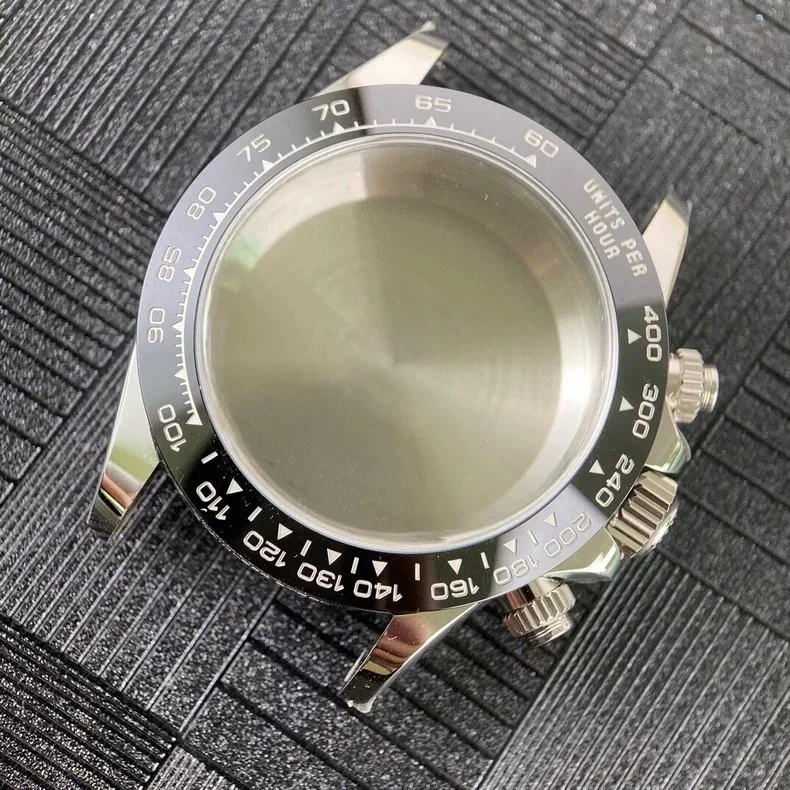 C Factory 904L Steel Watch Case For Dtona 116500 Fit to 4130 Movement Ceramic Bezel