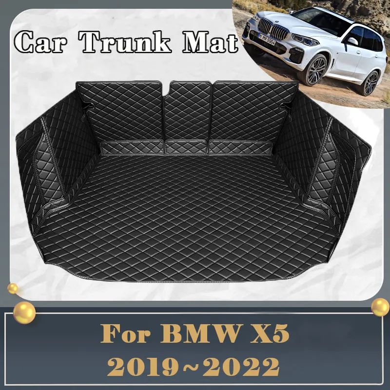 

Car Trunk Mat For BMW X5 G05 2019 2020 2021 2022 Dirt-resistant Fully Surrounded Trunk Mat Rear Cargo Tray Car Accessories