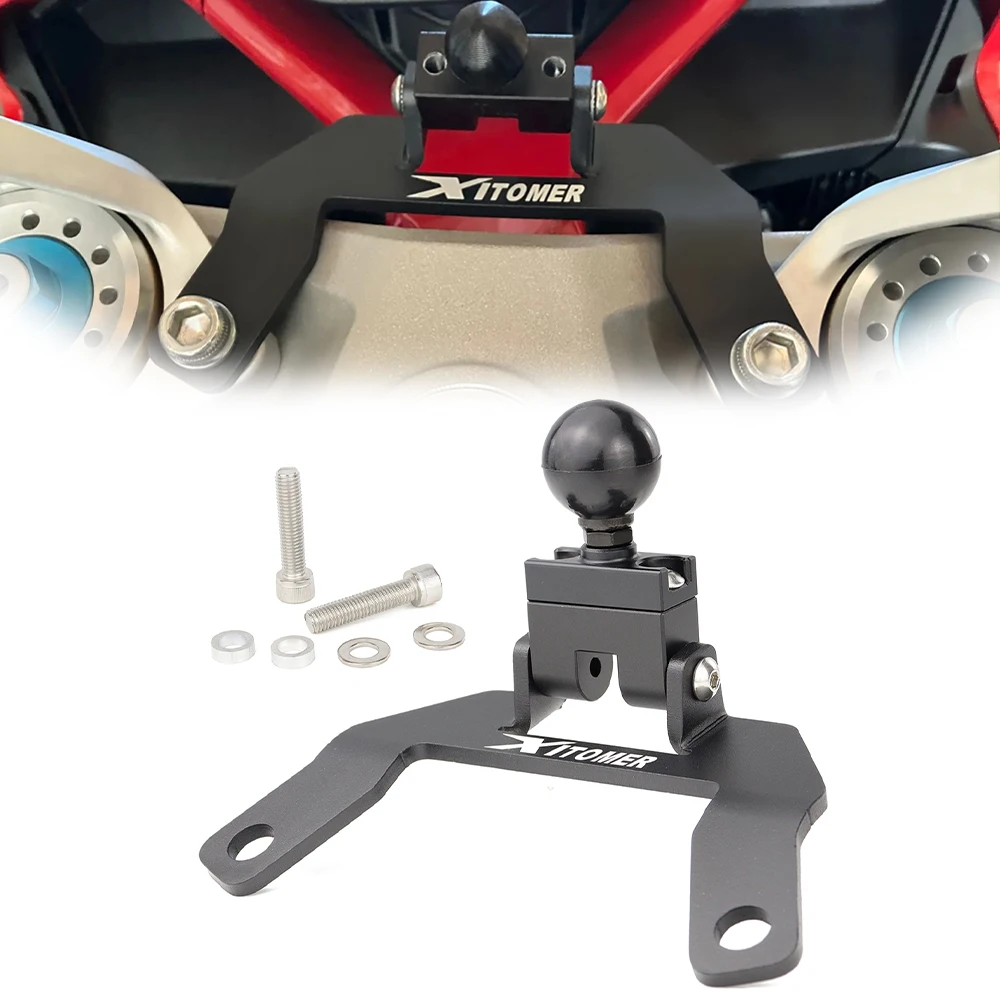 

For Ducati SuperSport 939/S 2017-2020 SuperSport 950/S 2021-2024 Motorcycle GPS Mount Navigation Bracket Phone Adapter Holder