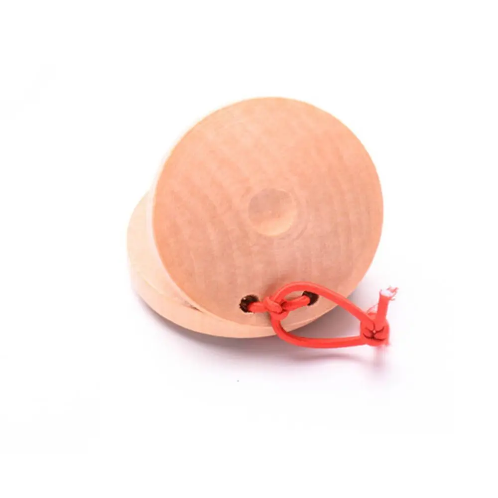 Intellectual Development Wooden Listening Ability Child's Musical Instrument Percussion  Castanets