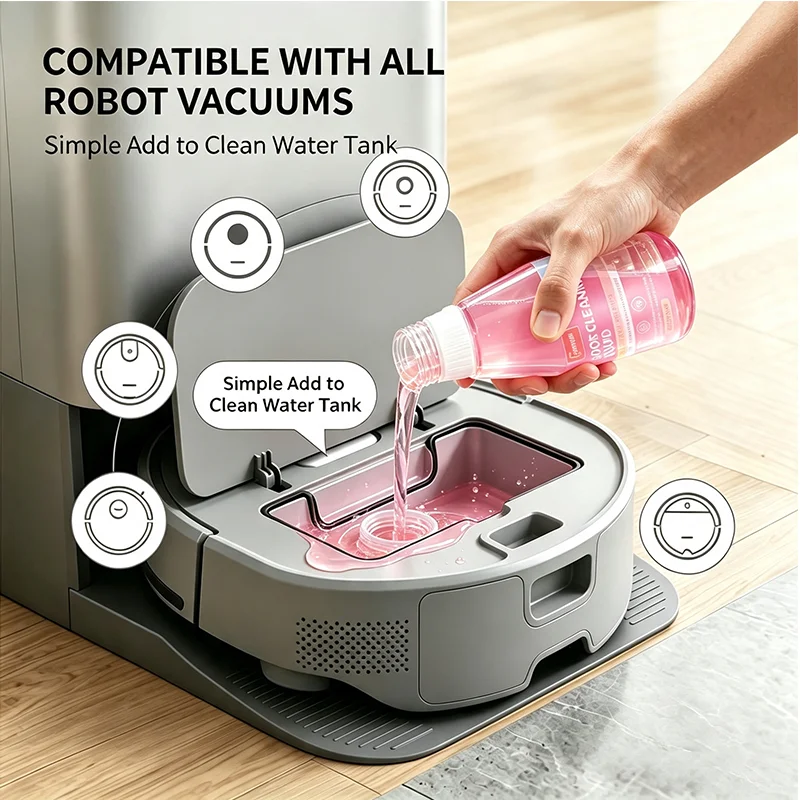 New Cleaning concentrate solution, removes tile scale and floor stains, restores luster, gentle formula, safe for all floors